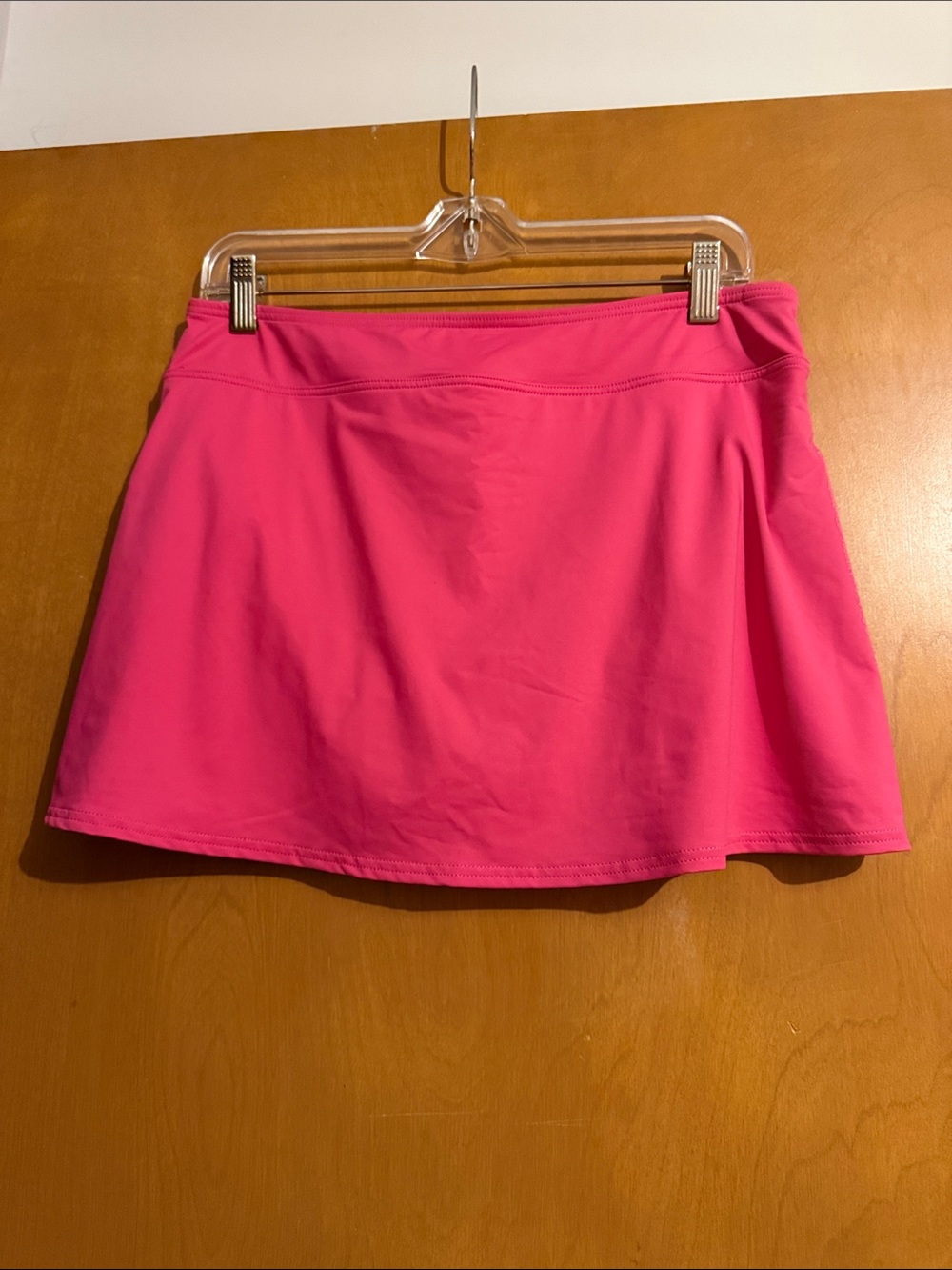 Lands' End Bright Pink Swim Mini Skort